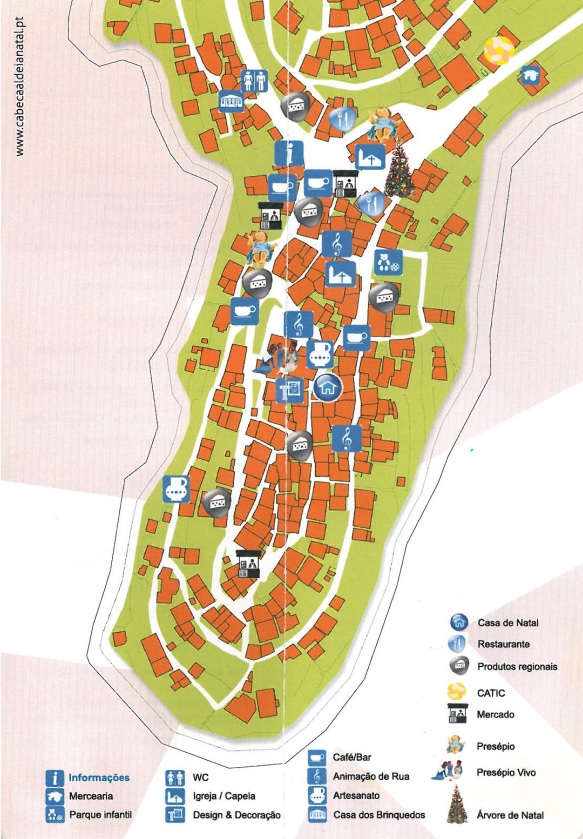 Mapa - Cabeça, Aldeia Natal